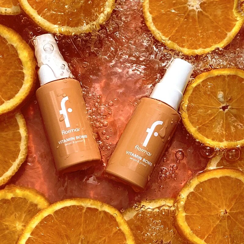 flormar Vitamin Bomb Serum&Primer rozjasňující sérum s vitamíny B C E 30 ml