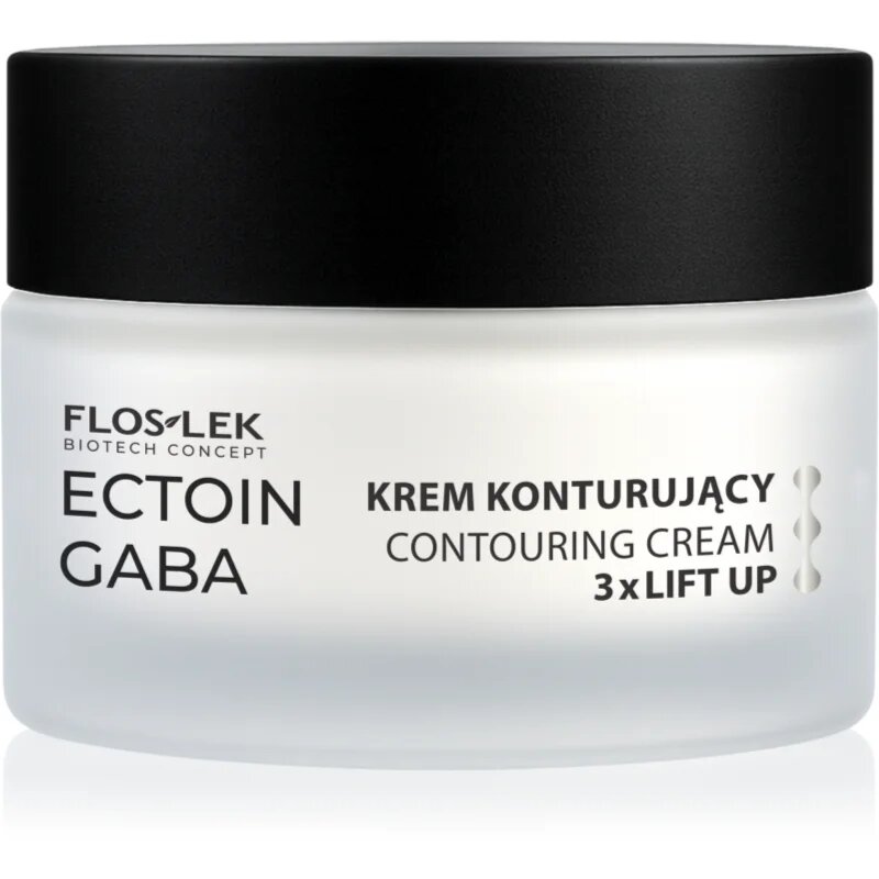 FlosLek Laboratorium Ectoin Gaba Contouring Face Cream 3xLift Up liftingový krém pro vyhlazení kontur 50 ml
