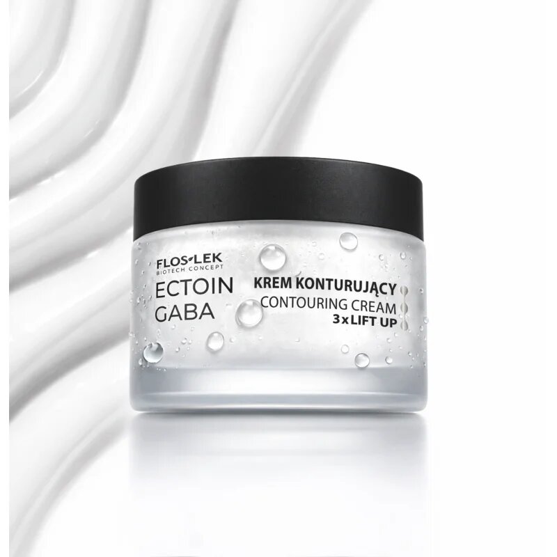 FlosLek Laboratorium Ectoin Gaba Contouring Face Cream 3xLift Up liftingový krém pro vyhlazení kontur 50 ml
