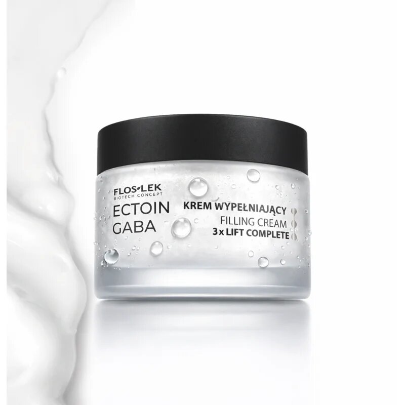 FlosLek Laboratorium Ectoin Gaba Filling Face Cream 3xLift Complete liftingový krém pro zpevnění pleti 50 ml