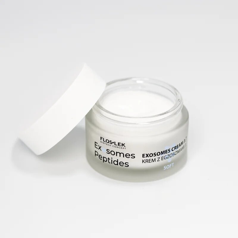 FlosLek Laboratorium Exosomes Peptides Face Cream Wrinkle-Reducing denní krém proti vráskám Soft 3.7 50 ml