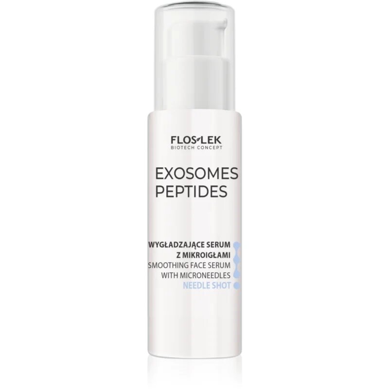 FlosLek Laboratorium Exosomes Peptides Smoothing Facial Serum With Microneedles zjemňující sérum s mikrojehličkováním 30 ml