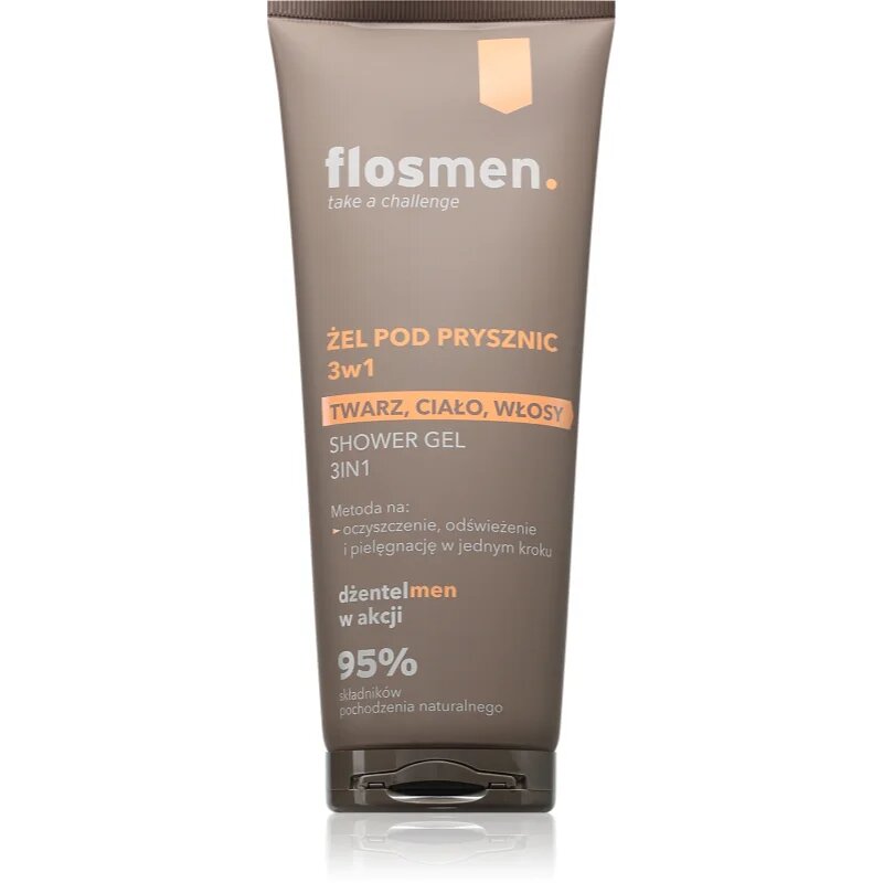 FlosLek Laboratorium FlosMen sprchový gel 3 v 1 pro muže 225 ml