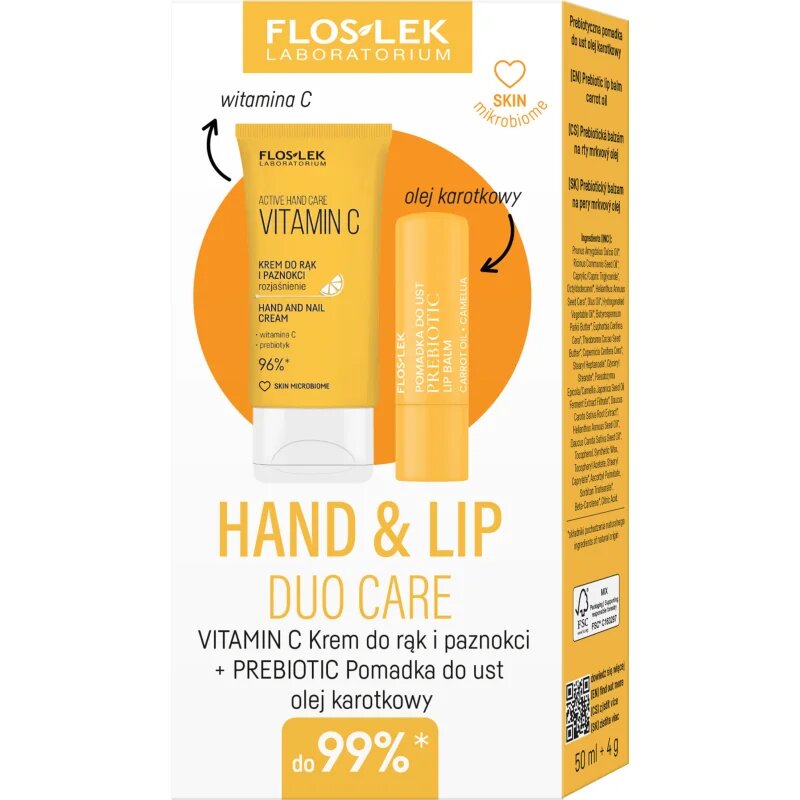 FlosLek Laboratorium Hand & Lip Vitamin C dárková sada