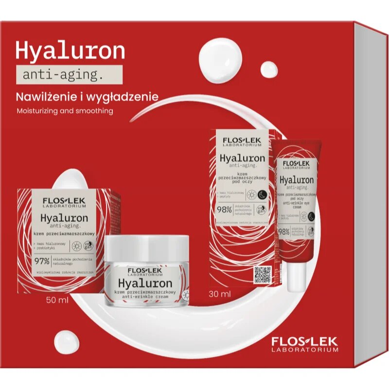 FlosLek Laboratorium Hyaluron dárková sada pro vyhlazení kontur