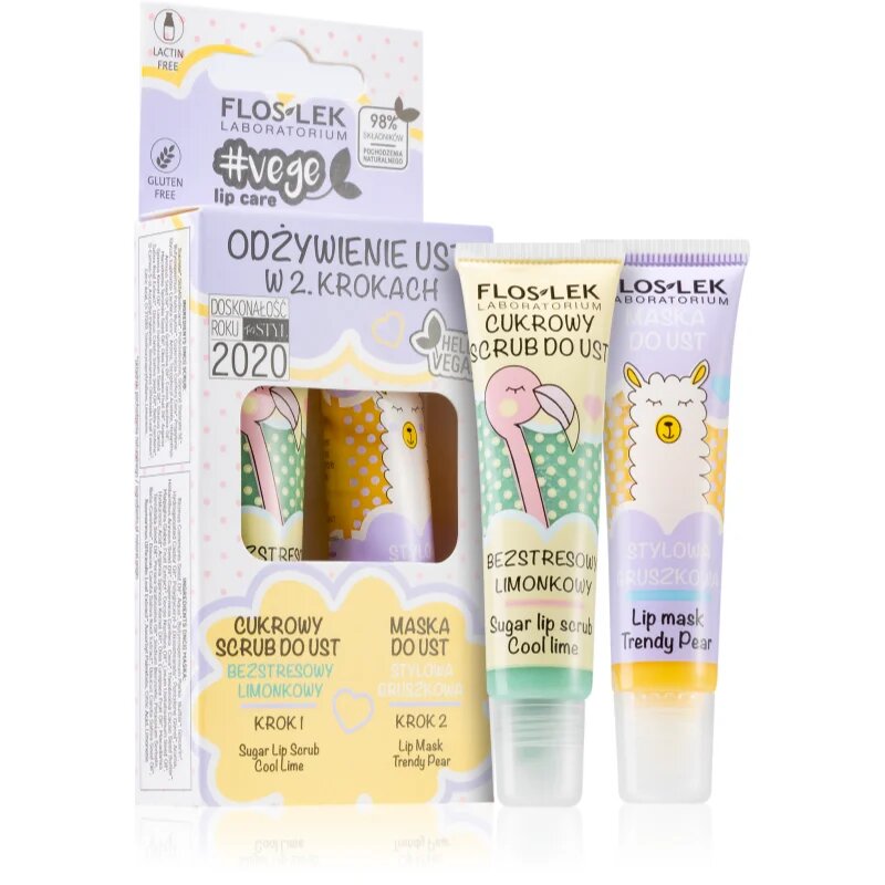 FlosLek Laboratorium Vege Lip Care sada na rty