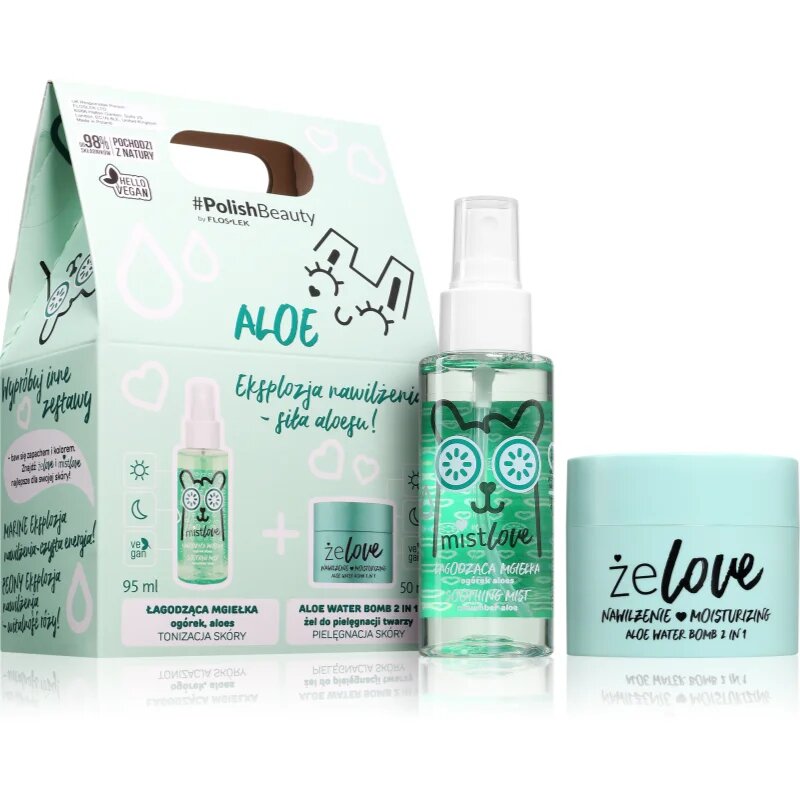 FlosLek Laboratorium ŻELOVE Aloe dárková sada s aloe vera