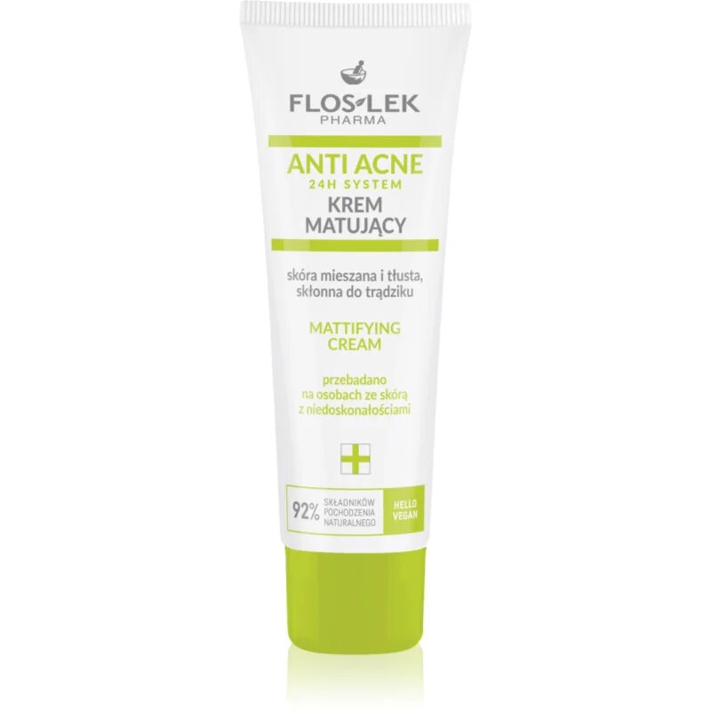 FlosLek Pharma Anti Acne matující krém pro mastnou a smíšenou pleť 50 ml