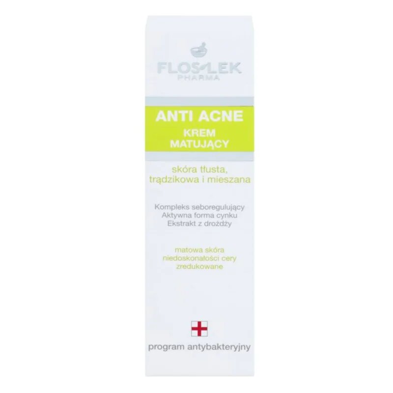 FlosLek Pharma Anti Acne matující krém pro mastnou a smíšenou pleť 50 ml