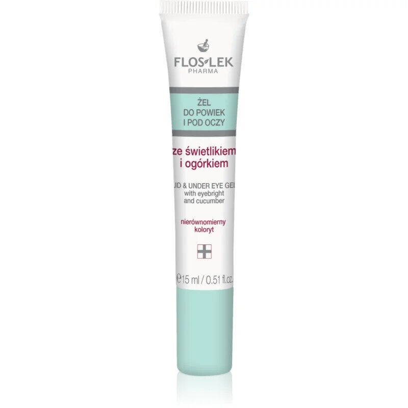 FlosLek Pharma Eye Care rozjasňující oční gel proti tmavým kruhům 15 ml