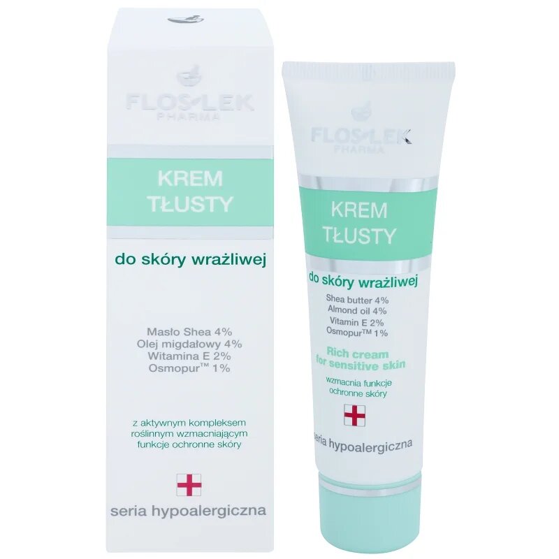 FlosLek Pharma Hypoallergic Line vysoce výživný noční krém pro citlivou a podrážděnou pleť 50 ml