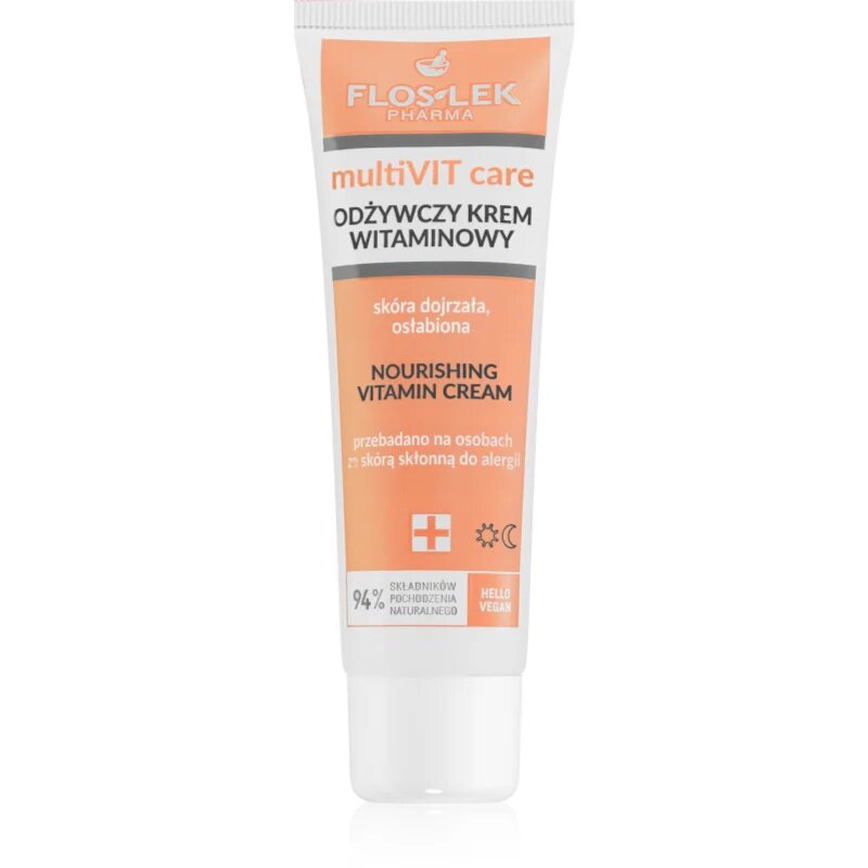 FlosLek Pharma multiVIT care vyživující krém s vitamíny 50 ml