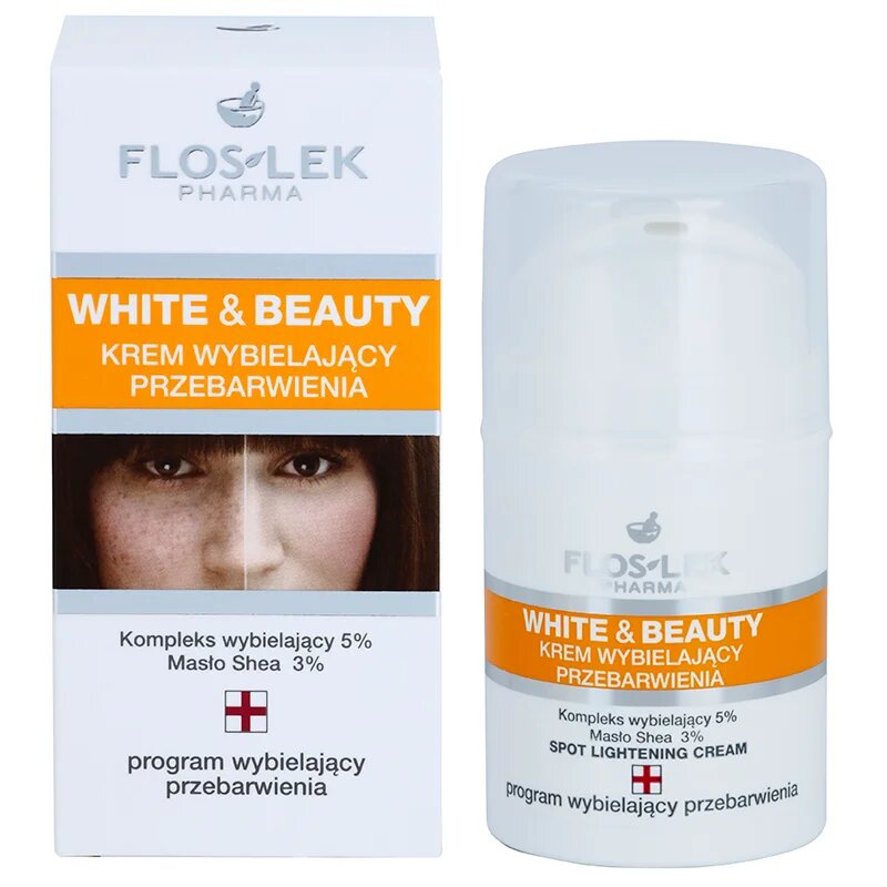 FlosLek Pharma White & Beauty krém proti pigmentovým skvrnám 50 ml