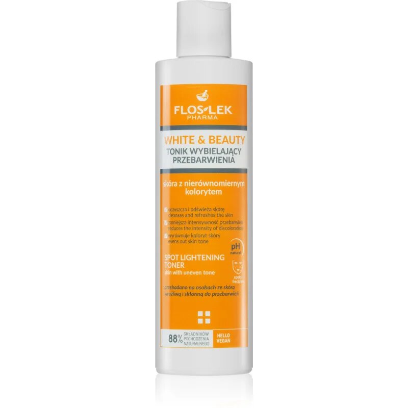 FlosLek Pharma White & Beauty tonikum proti pigmentovým skvrnám 225 ml