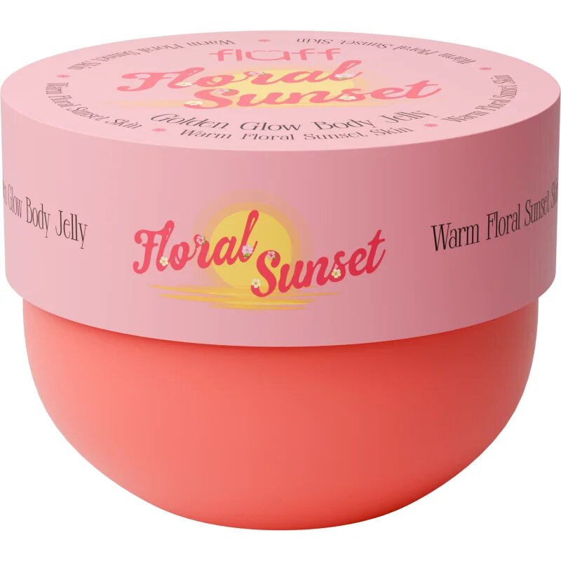Fluff Glow Body Jelly Floral Sunset tělový gel s rozjasňujícím efektem 150 ml