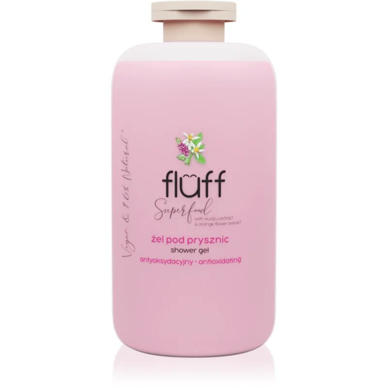 Fluff Superfood sprchový gel Kudzu & Orange Blossom 500 ml