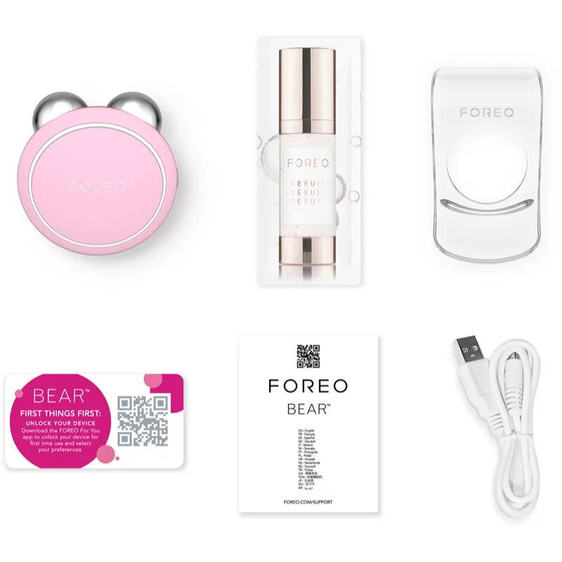 FOREO Bear™ Mini tonizační přístroj na obličej mini Pearl Pink