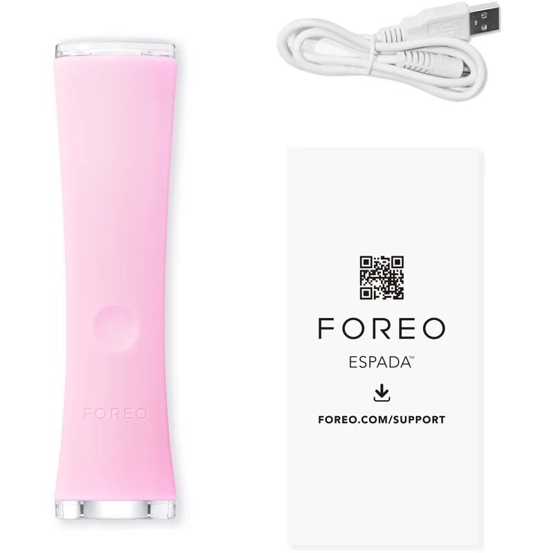 FOREO ESPADA™ 2 pero s modrým světlem pro zmírnění projevů akné Pearl Pink 1 ks