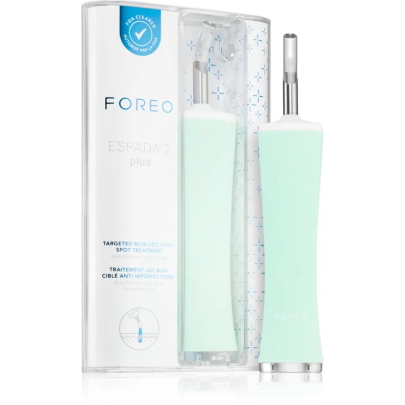 FOREO ESPADA™ 2 Plus pero s modrým světlem pro zmírnění projevů akné Pistachio 1 ks