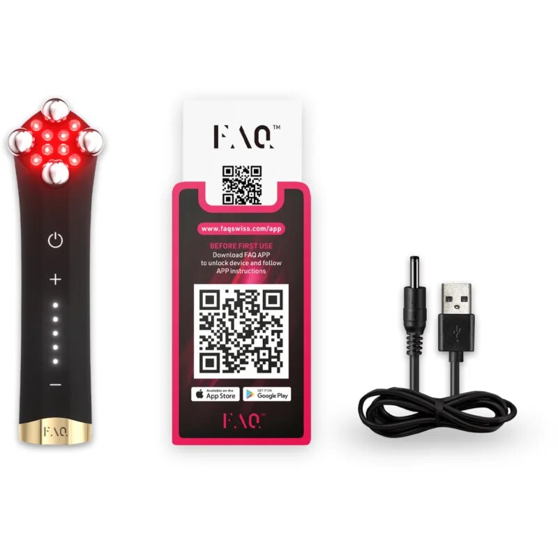 FOREO FAQ™ 402 duální mikroproudové tónovací zařízení s červeným LED světlem 1 ks