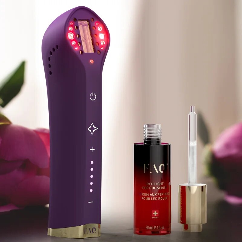 FOREO FAQ™ 501 přístroj pro revitalizaci a omlazení pleti s červeným LED světlem 1 ks