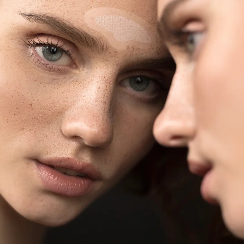 FOREO FAQ™ Microneedling Anti-Wrinkle náplasti na čelo proti vráskám s kyselinou hyaluronovou 3 ks