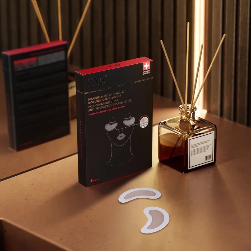 FOREO FAQ™ Microneedling Anti-Wrinkle náplasti pod oči proti vráskám s kyselinou hyaluronovou 3x2 ks