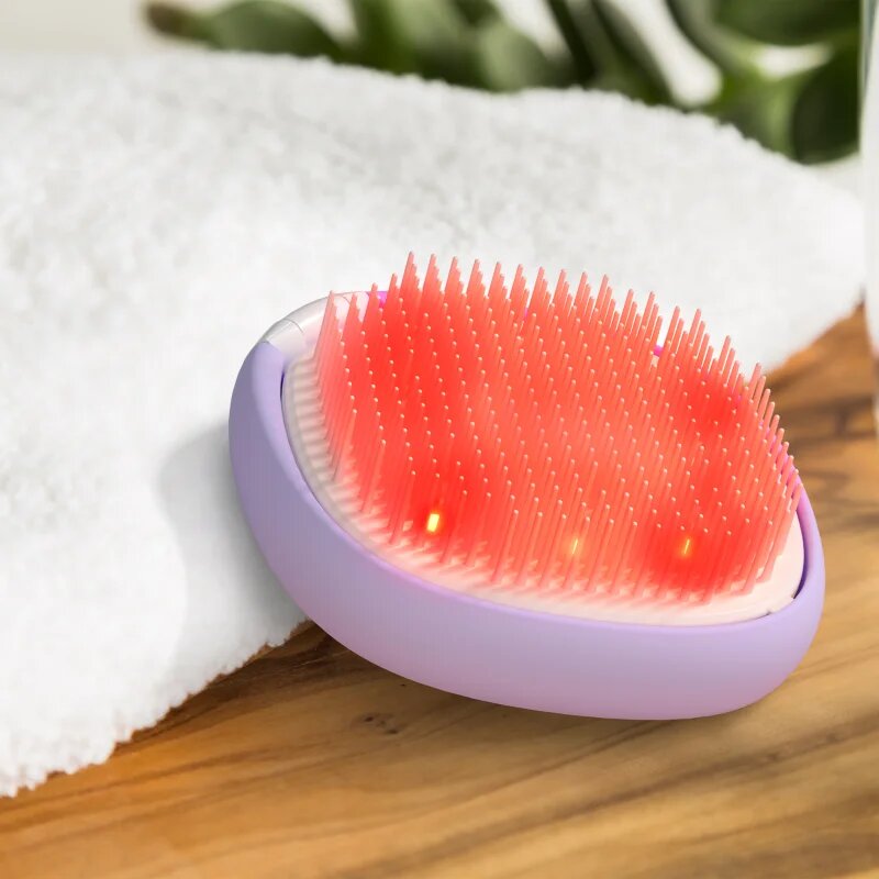FOREO FLIP™ Play Advanced 3-in-1 hřeben na vlasy s LED podsvícením I Lilac You 1 ks