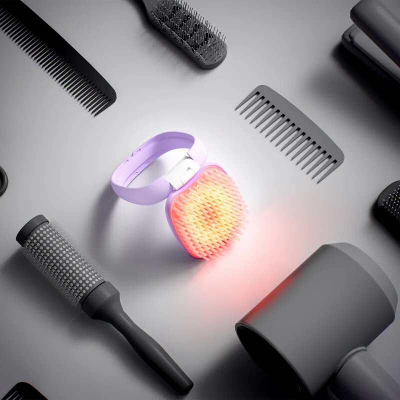 FOREO FLIP™ plus LED Detangling Hairbrush kartáč na vlasy s LED podsvícením 1 ks