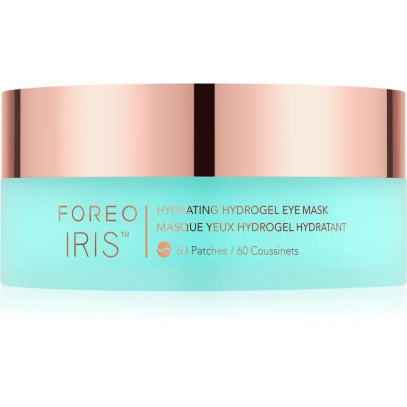 FOREO IRIS™ Hydrogel Eye Mask hloubkově hydratační maska na oční okolí 60x1 ks