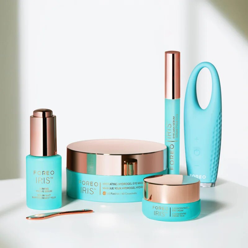 FOREO IRIS™ Hydrogel Eye Mask hloubkově hydratační maska na oční okolí 60x1 ks
