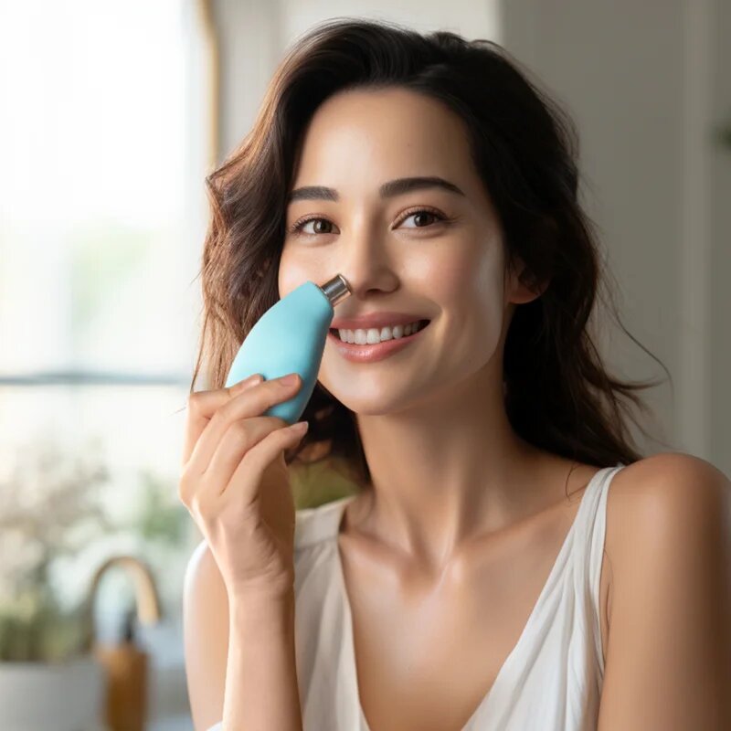 FOREO KIWI™ vakuový přístroj na odstranění černých teček s modrým LED světlem 1 ks