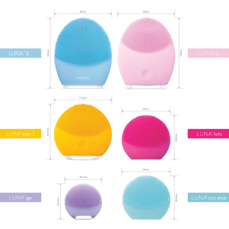 FOREO LUNA™ 3 čisticí sonický přístroj s protivráskovým účinkem citlivá pleť 1 ks
