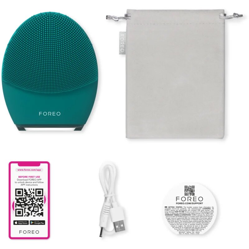 FOREO LUNA™4 Men masážní přístroj na čištění a zpevnění obličeje pro muže 1 ks