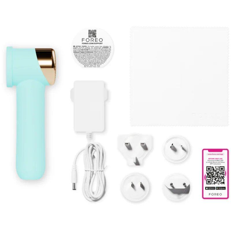 FOREO PEACH™ 2 Go IPL systém prevence růstu nových chloupků pro ženy Arctic Blue 1 ks