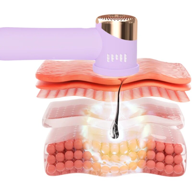FOREO PEACH™ 2 Go IPL systém prevence růstu nových chloupků pro ženy Lavender 1 ks