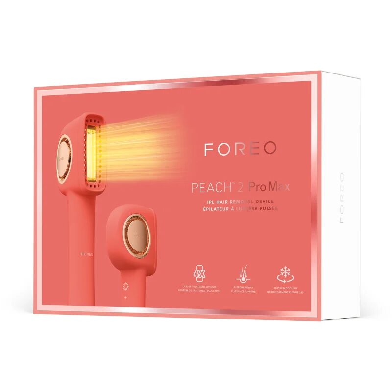 FOREO PEACH™ 2 Pro Max IPL na tělo tvář oblast bikin a podpaží pro ženy 1 ks