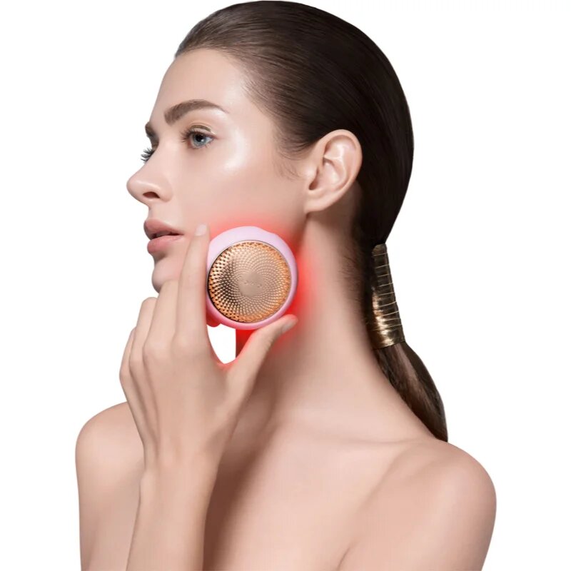 FOREO UFO™ 2 sonický přístroj pro urychlení účinků pleťové masky Pearl Pink 1 ks