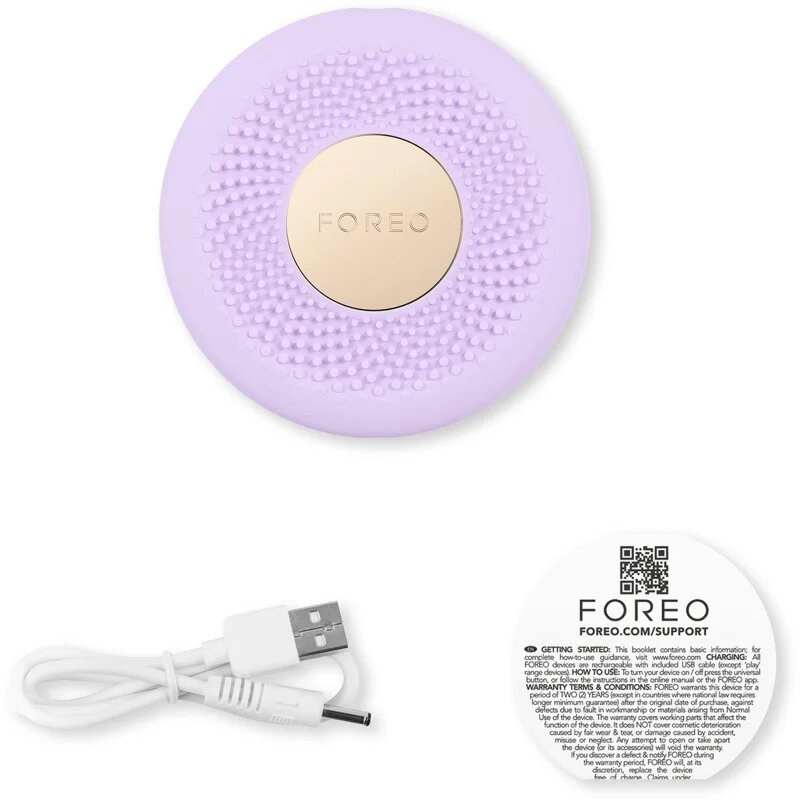 FOREO UFO™ 3 Go sonický přístroj pro urychlení účinků pleťové masky Lavender 1 ks