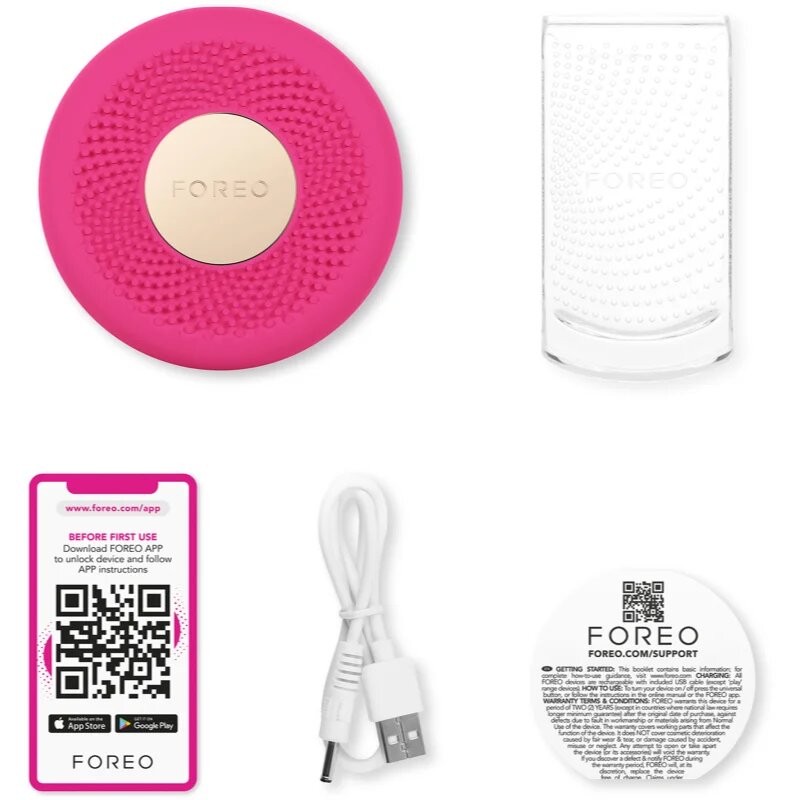FOREO UFO™ 3 LED sonický přístroj pro urychlení účinků pleťové masky s LED a NIR světlem 1 ks