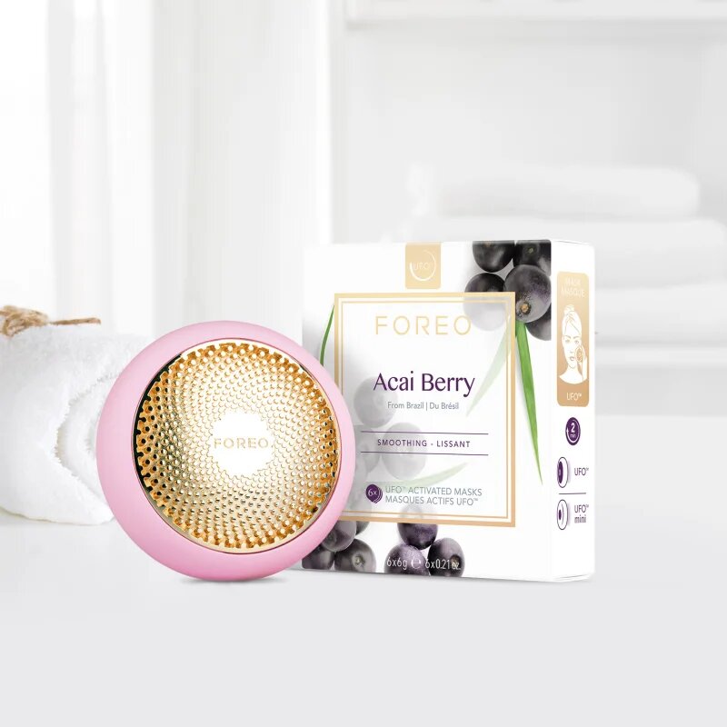 FOREO UFO™ Acai Berry vyhlazující maska 6 x 6 g