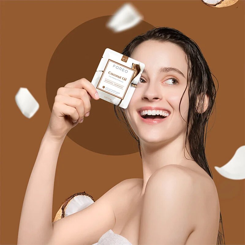 FOREO UFO™ Coconut Oil hloubkově vyživující maska 6x6 g