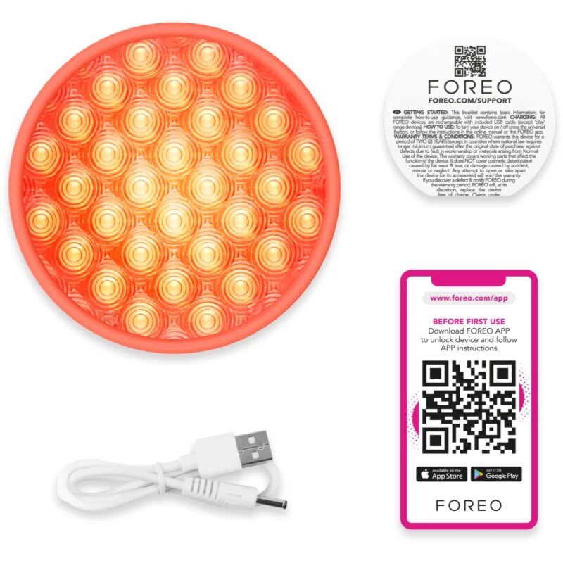 FOREO UFO™ LED Lighthouse Panel zabudovaná LED světelná terapie Red Blue & Amber LED Light Therapy 1 ks