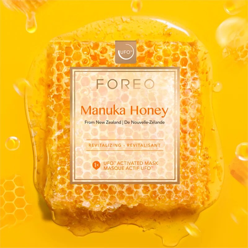 FOREO UFO™ Manuka Honey revitalizační maska 6 x 6 g