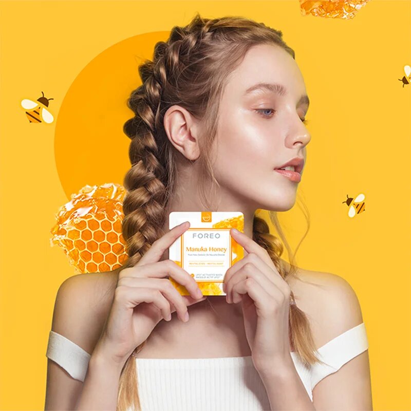 FOREO UFO™ Manuka Honey revitalizační maska 6 x 6 g