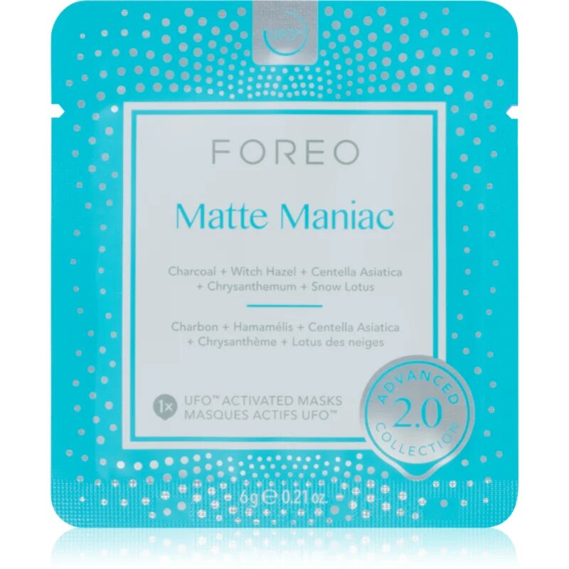 FOREO UFO™ Matte Maniac čisticí pleťová maska 6 ks