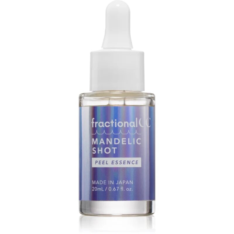 fractional CC Mandelic Shot Peel Essence exfoliační esence pro rozjasnění a vyhlazení pleti 20 ml