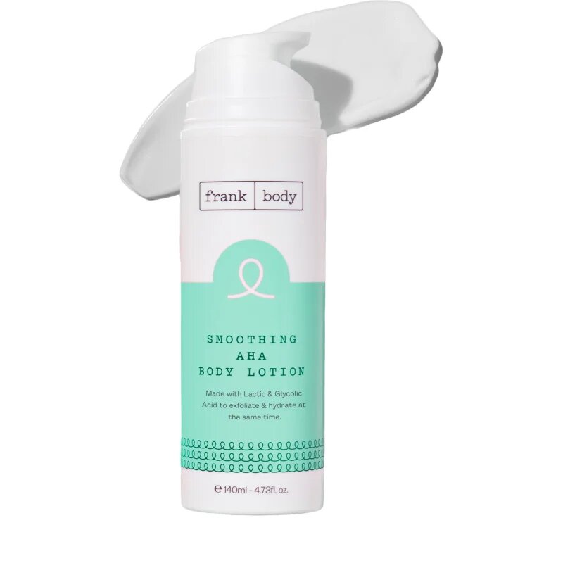 Frank Body Smoothing AHA jemné exfoliační mléko s AHA kyselinami 140 ml