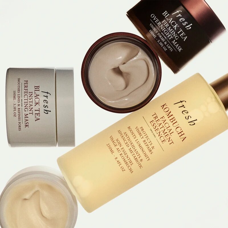 fresh Black Tea Firming Overnight Mask noční pleťová maska proti stárnutí 100 ml