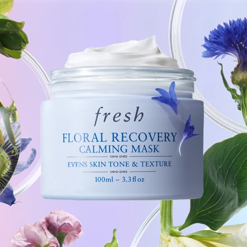 fresh Floral Recovery Calming Mask noční maska pro citlivou pleť 100 ml